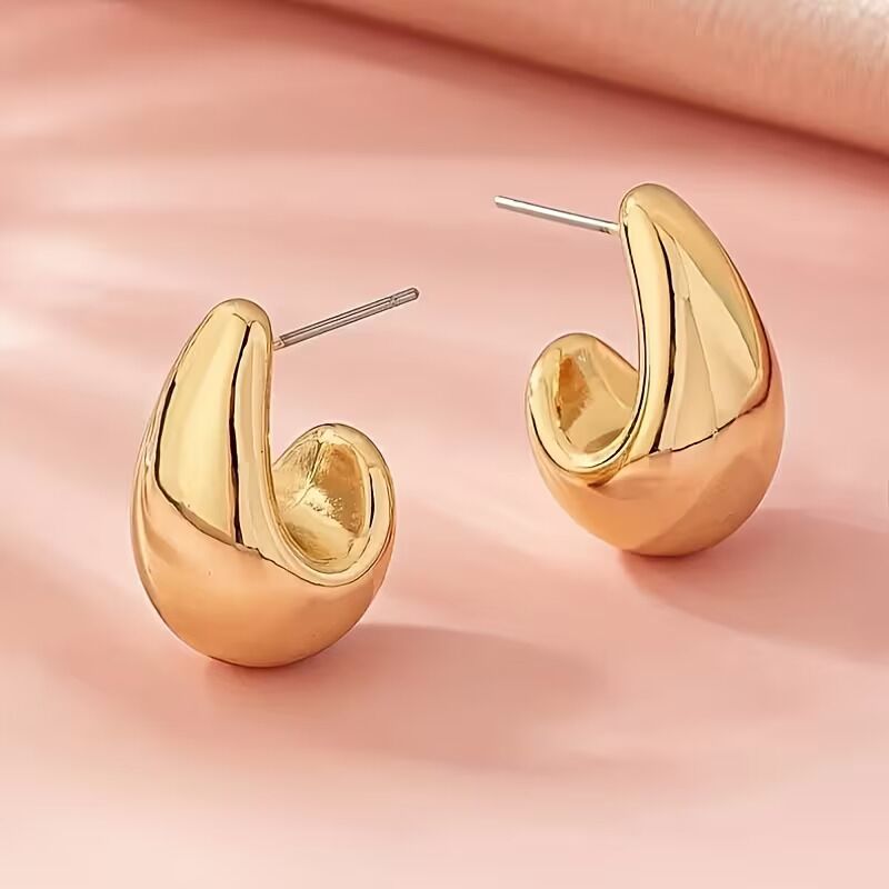 Kardashian naušnice - Pozlaćene - Image 3